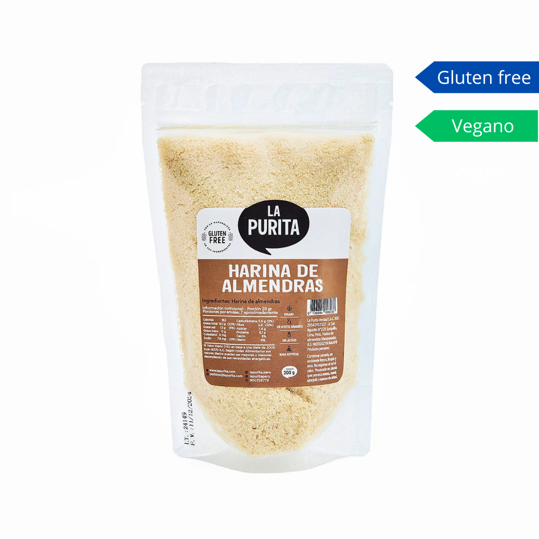 harina de almendras 200g La Purita