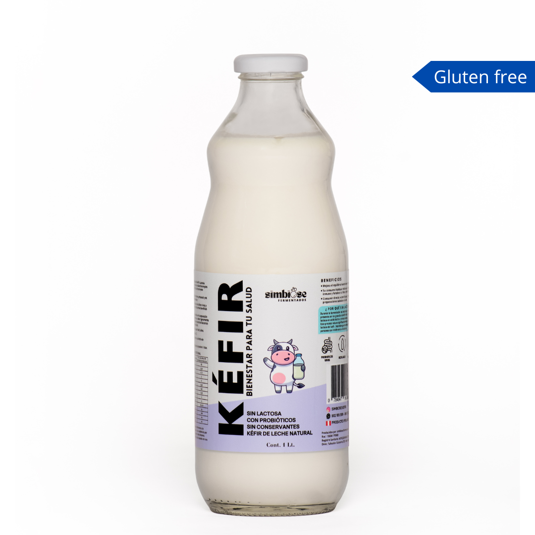 Kefir leche vaca 1Lt Simbiose