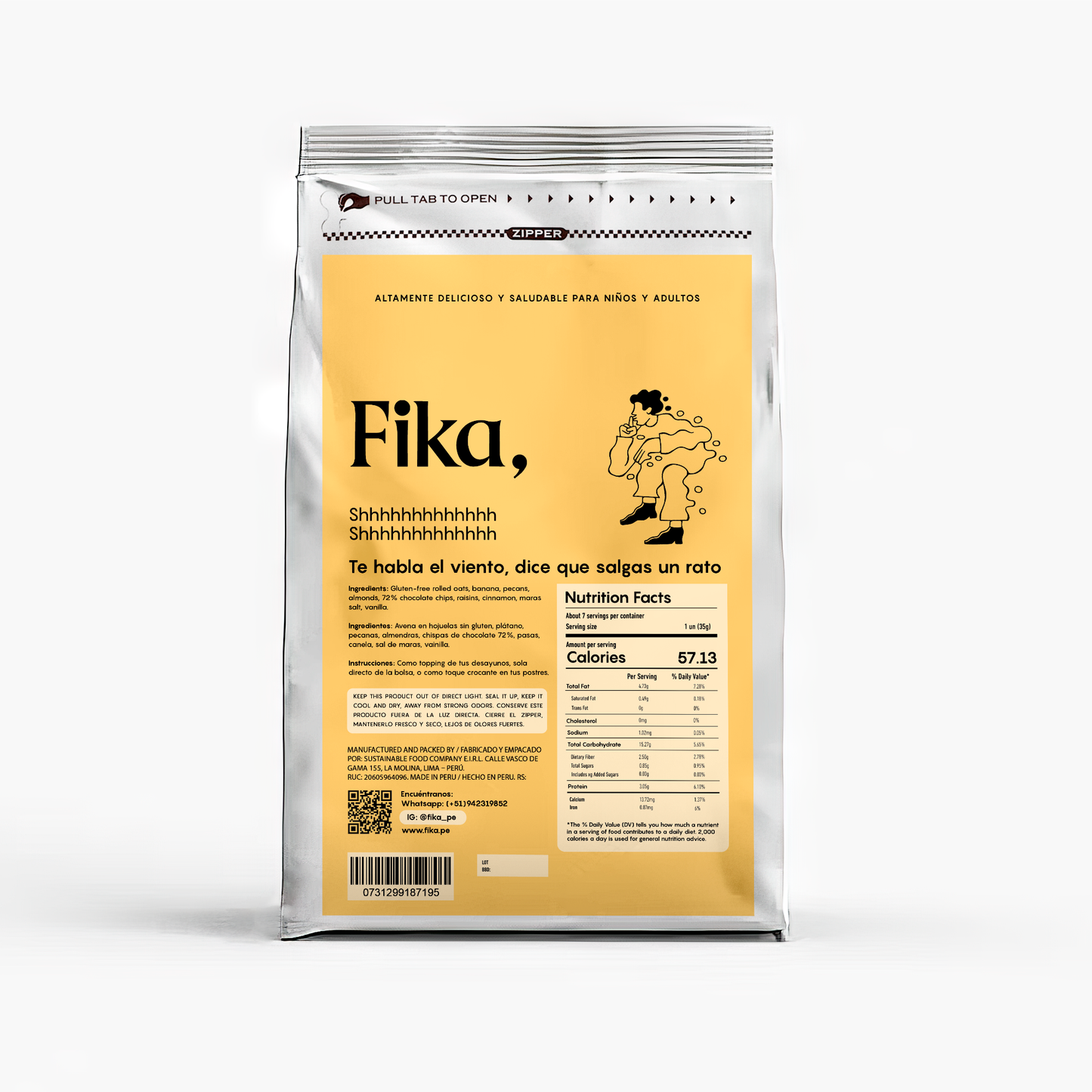 Granola Banana Bread 250g - Fika