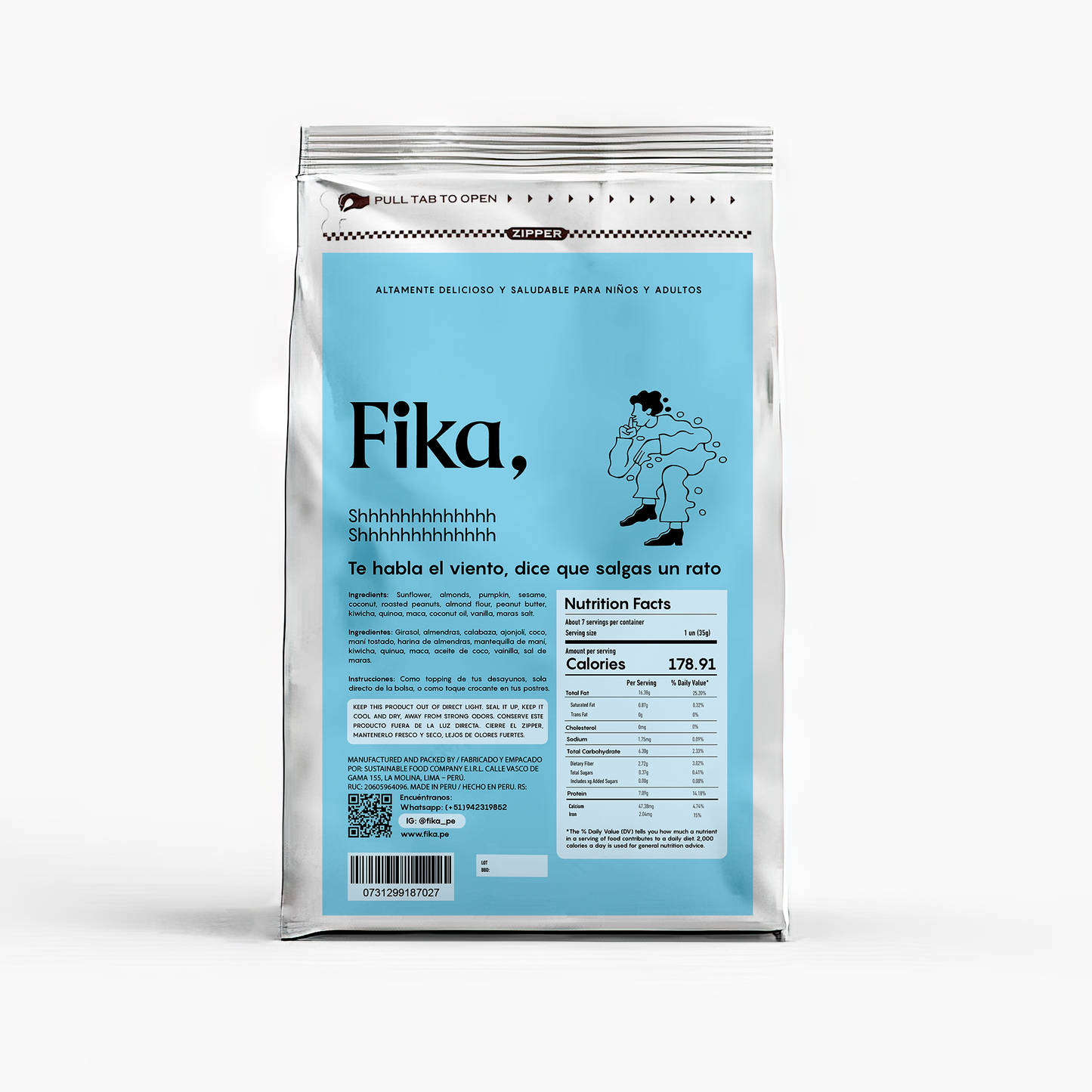 Granola Zero Ázucar 250g - Fika