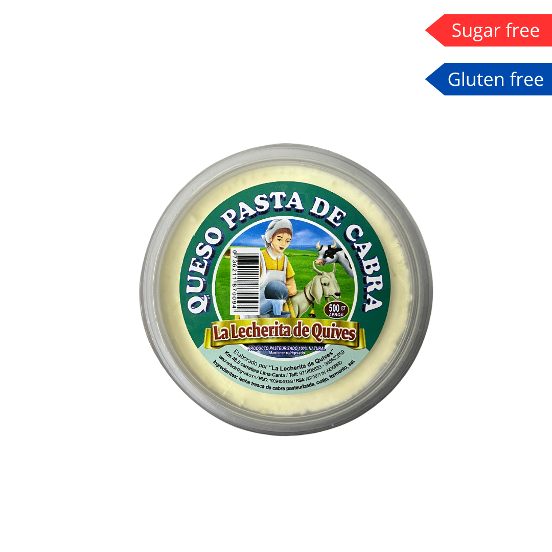 Queso Crema natural de Cabra 200g - La Lecherita de Quives