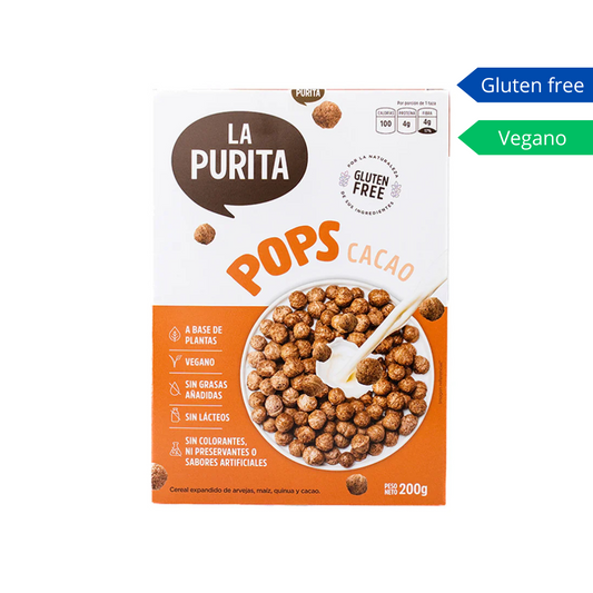 Pops de cacao 200g La Purita