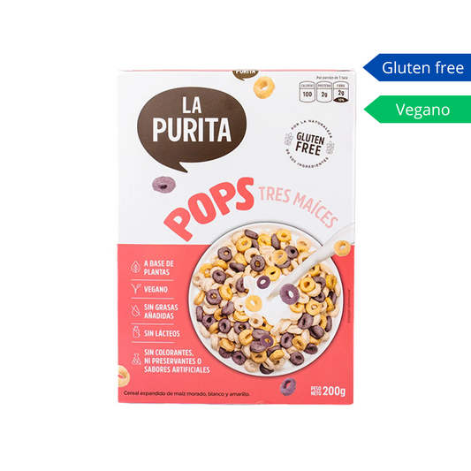 La Purita POPs 3 maíces 200g