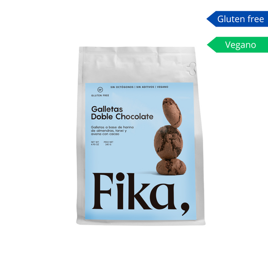 Galletas gluten free Doble Chocolate 140g - Fika