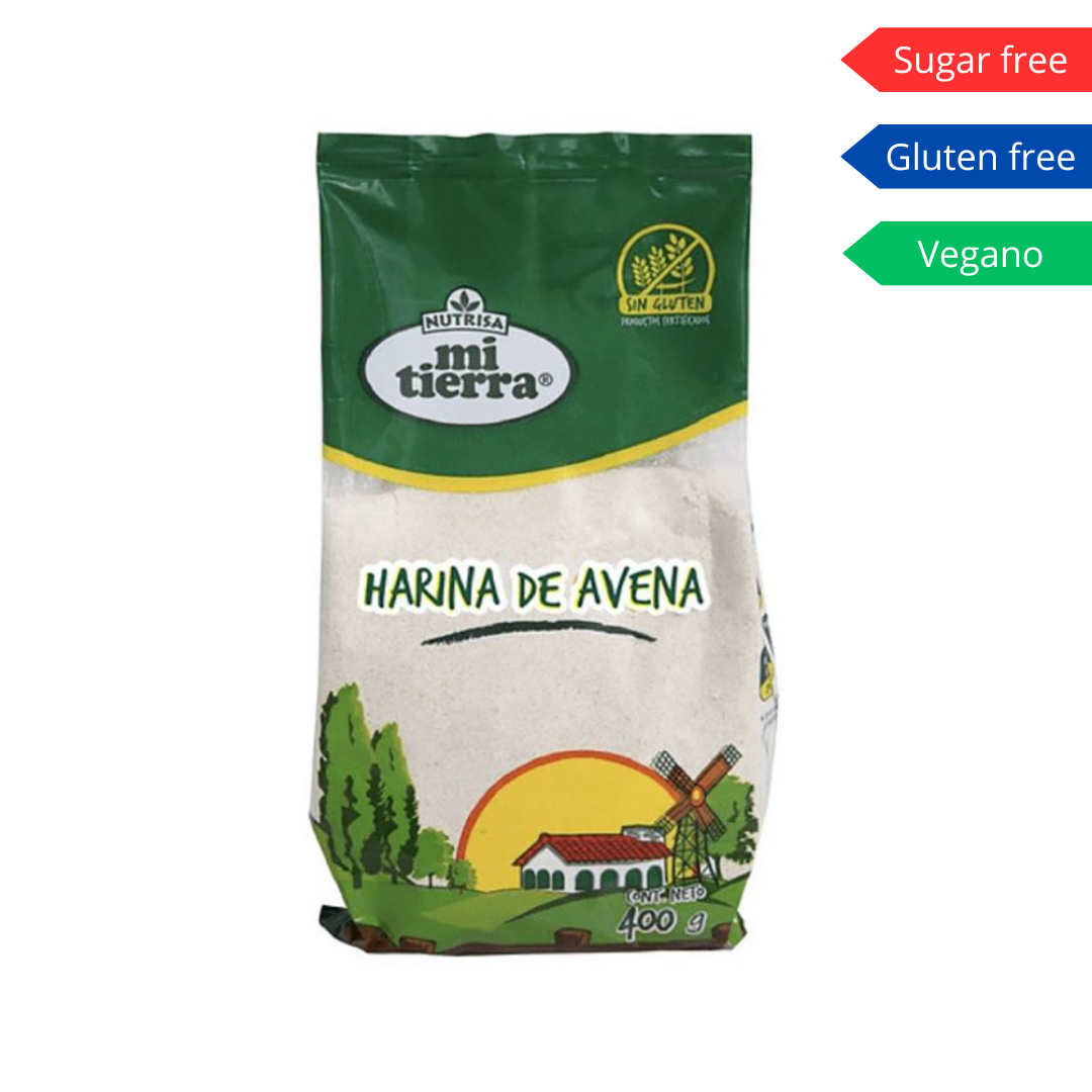 Harina de avena 400g Mi tierra