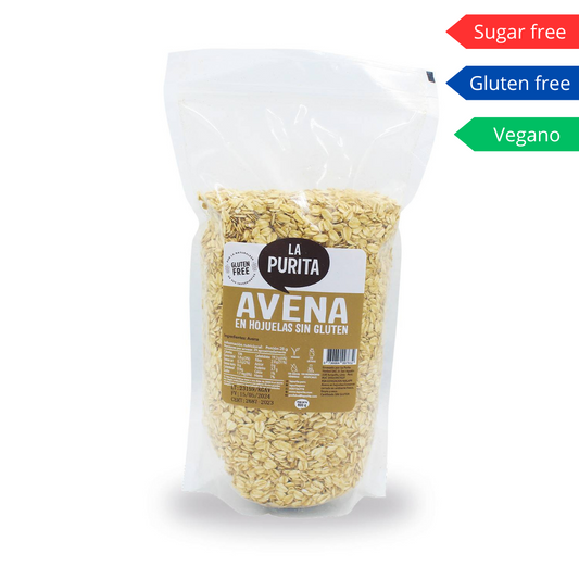 Avena sin gluten 800g La Purita