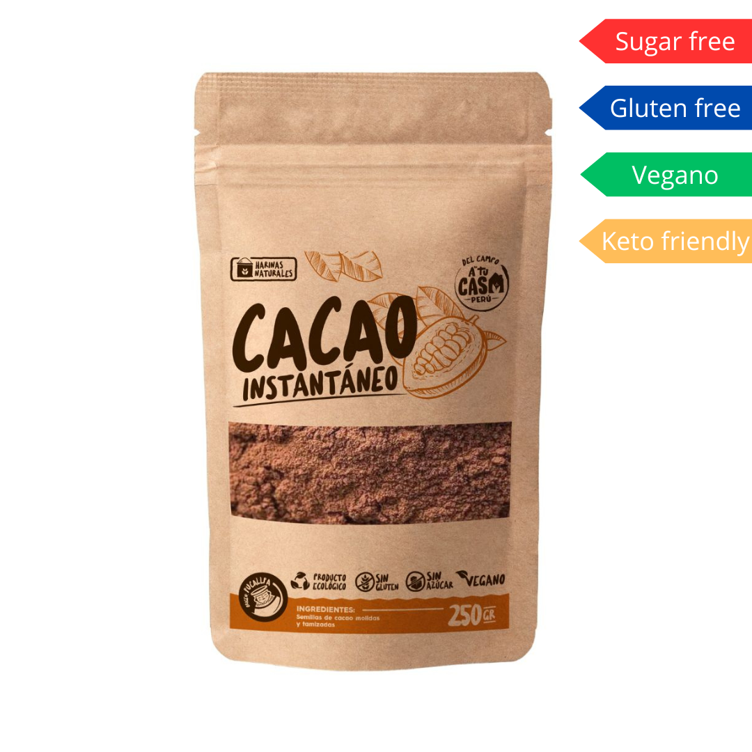 Cacao en polvo sin azúcar 250g - Del campo a tu casa