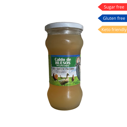 Caldo de huesos de Ave de Pastura 500 ml - El Toque de la Abuela