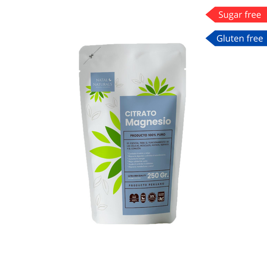 Citrato de magnesio 250g Natal Naturals